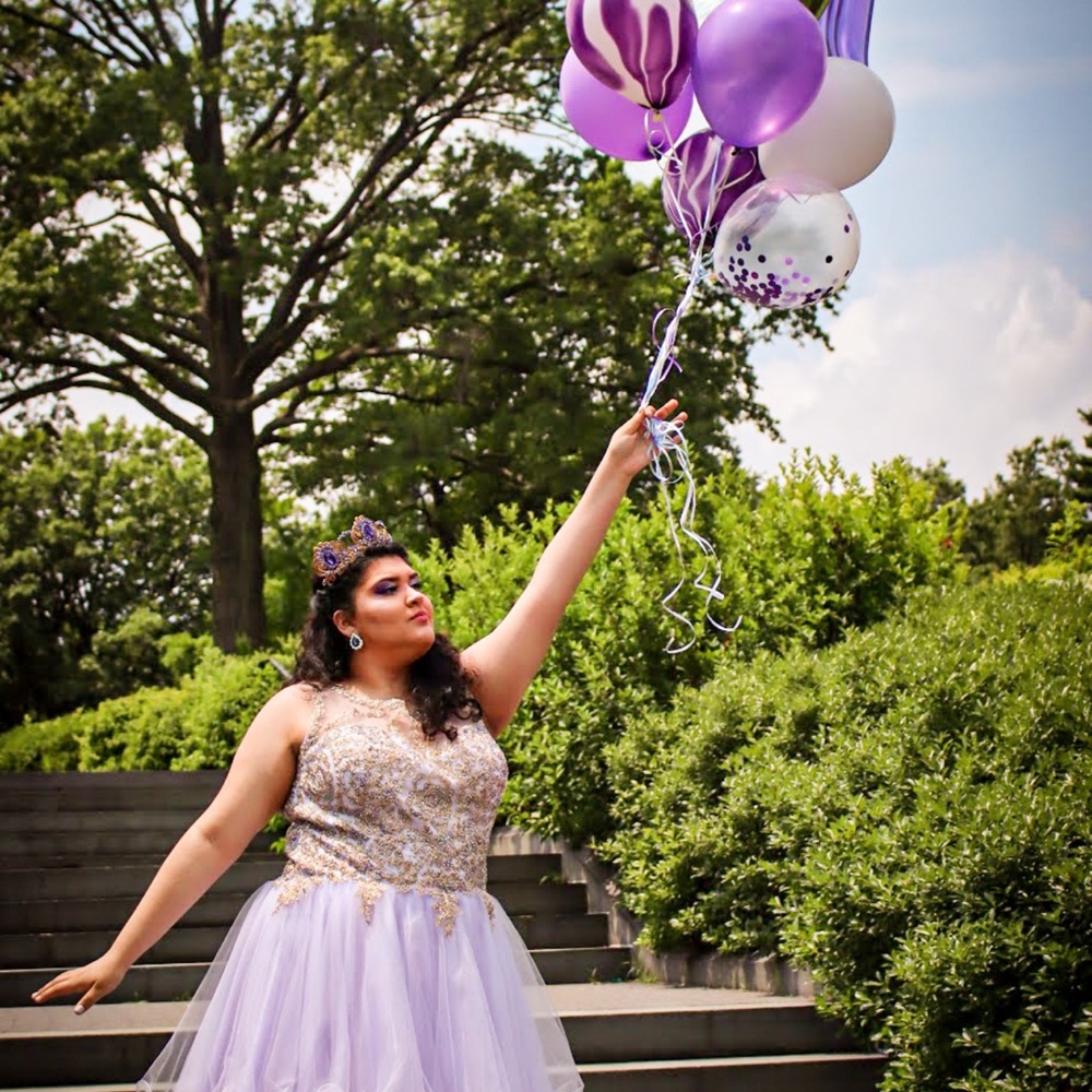 Elegant Lavender Prom or Sweet 16 Dress